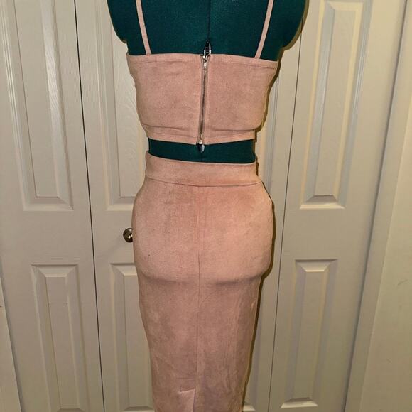 Windsor Blush Pink Two Piece Dress Set - Picture 3 of 7